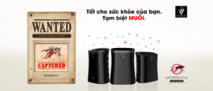 Máy lọc không khí nào có thể bắt muỗi ?