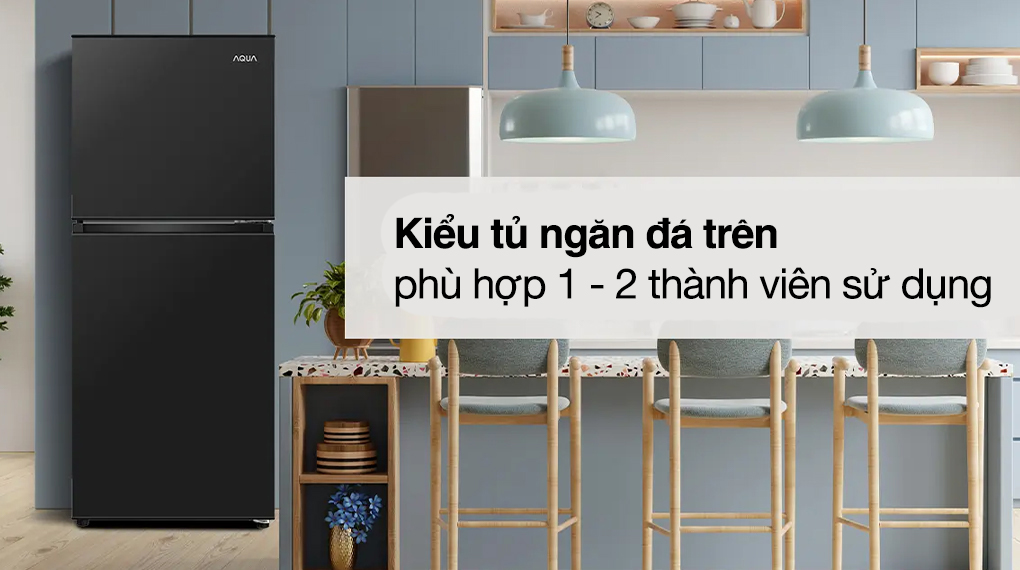 tủ lạnh Aqua 130 lít AQR-T160FA(BS)