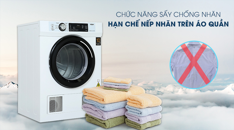 Giúp chống nhăn quần áo mỗi khi sấy