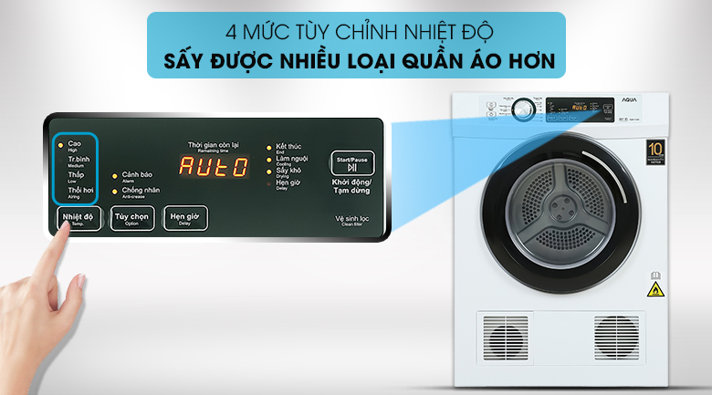 Nhiều chế độ tùy chỉnh khi sử dụng
