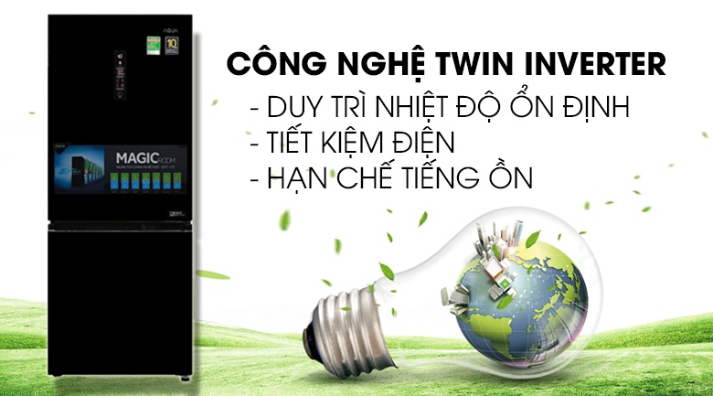 tủ lạnh Aqua tiết kiệm điện cho gia đình