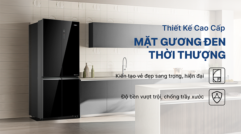 tủ lạnh Aqua Inverter 529 lít Multi Door AQR-M600XA(GB)