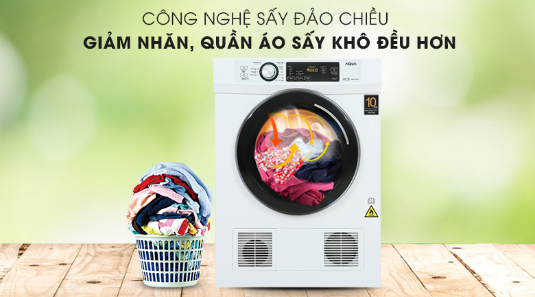 Công nghệ Máy sấy thông hơi Aqua 7 Kg AQH-V700FW