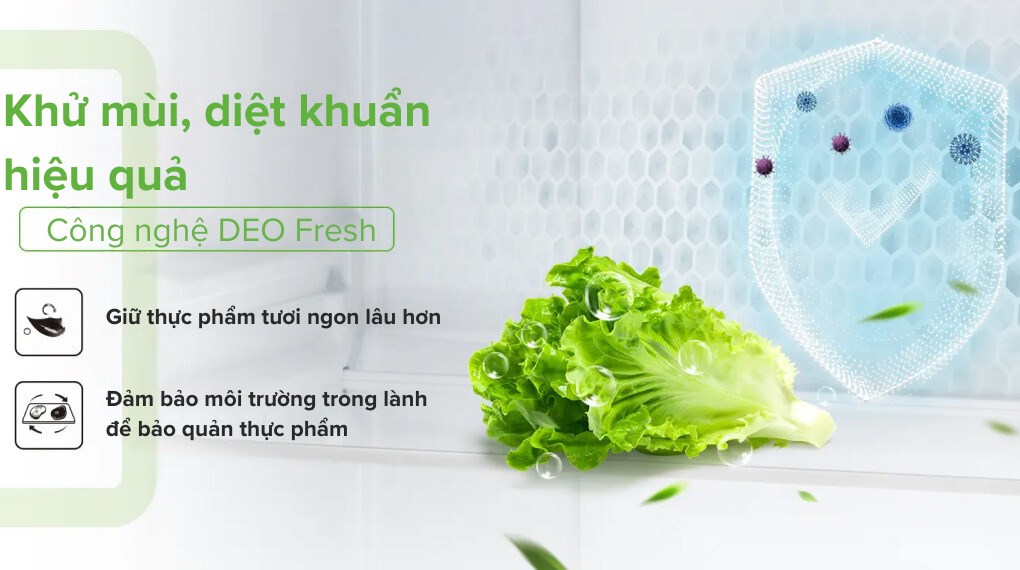 tủ lạnh Aqua Inverter 410 lít Multi Door tích hợp công nghệ diệt khuẩn, khử mùi