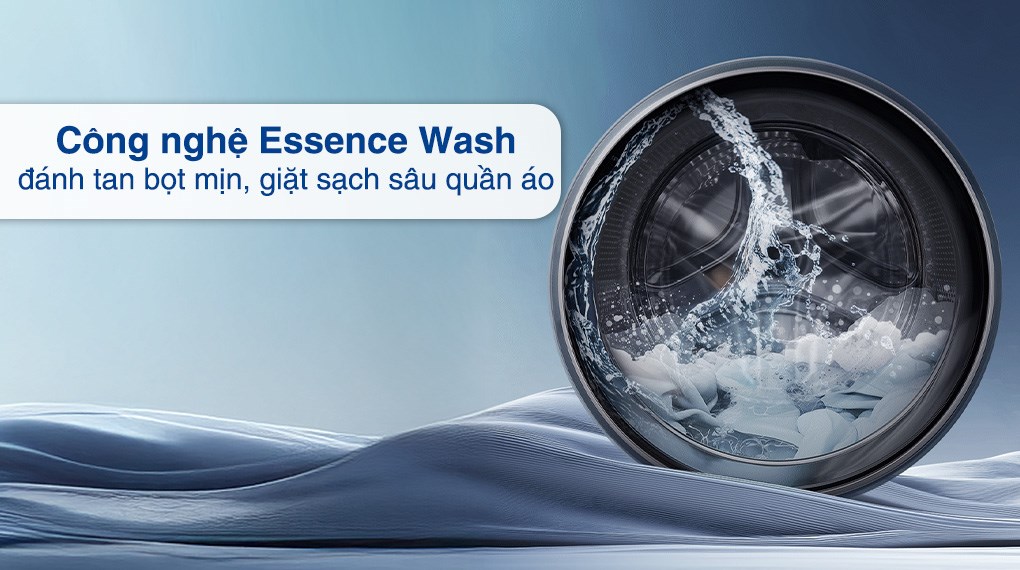 máy giặt Aqua màu xanh xám AW12-BD4377U1L