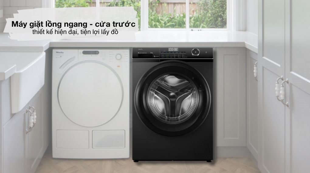 máy giặt Aqua Inverter 12 kg AW12-BP4959U1K(B) cửa trước