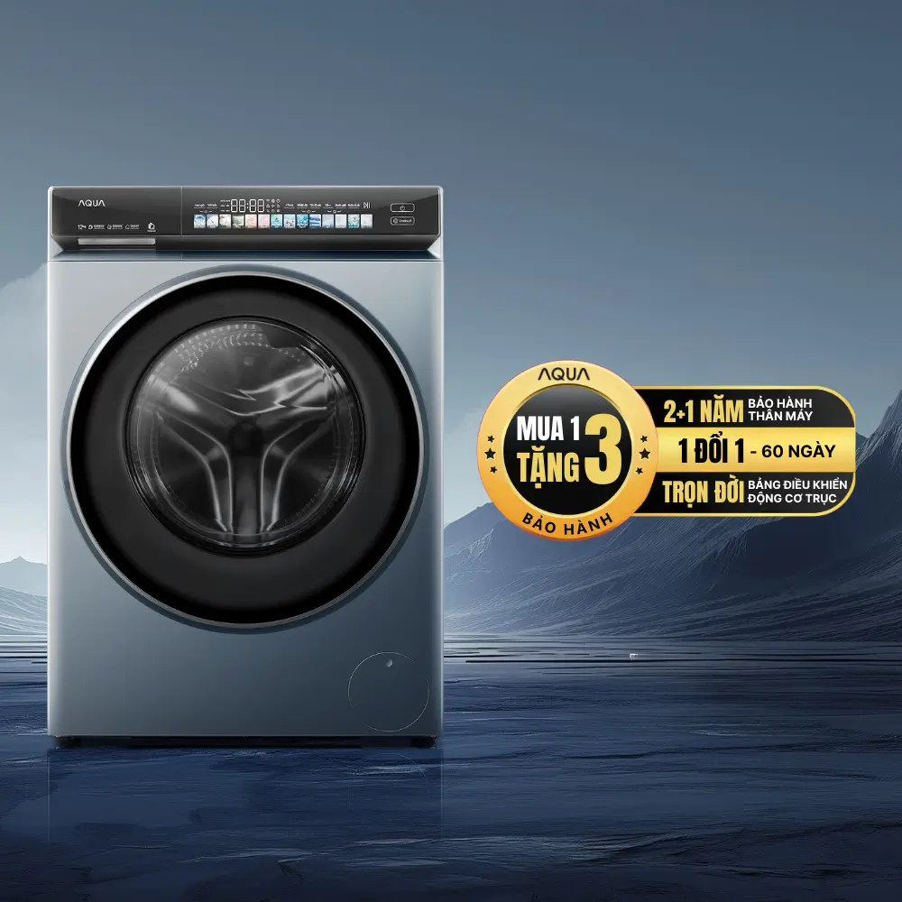 máy giặt Aqua Inverter 12 kg AW12-BD4377U1L(GN)