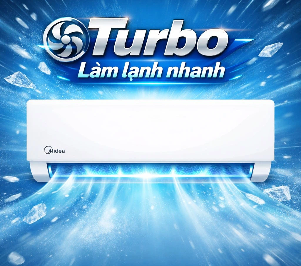 điều hòa Midea MSFQ-09CRN8 làm lạnh nhanh