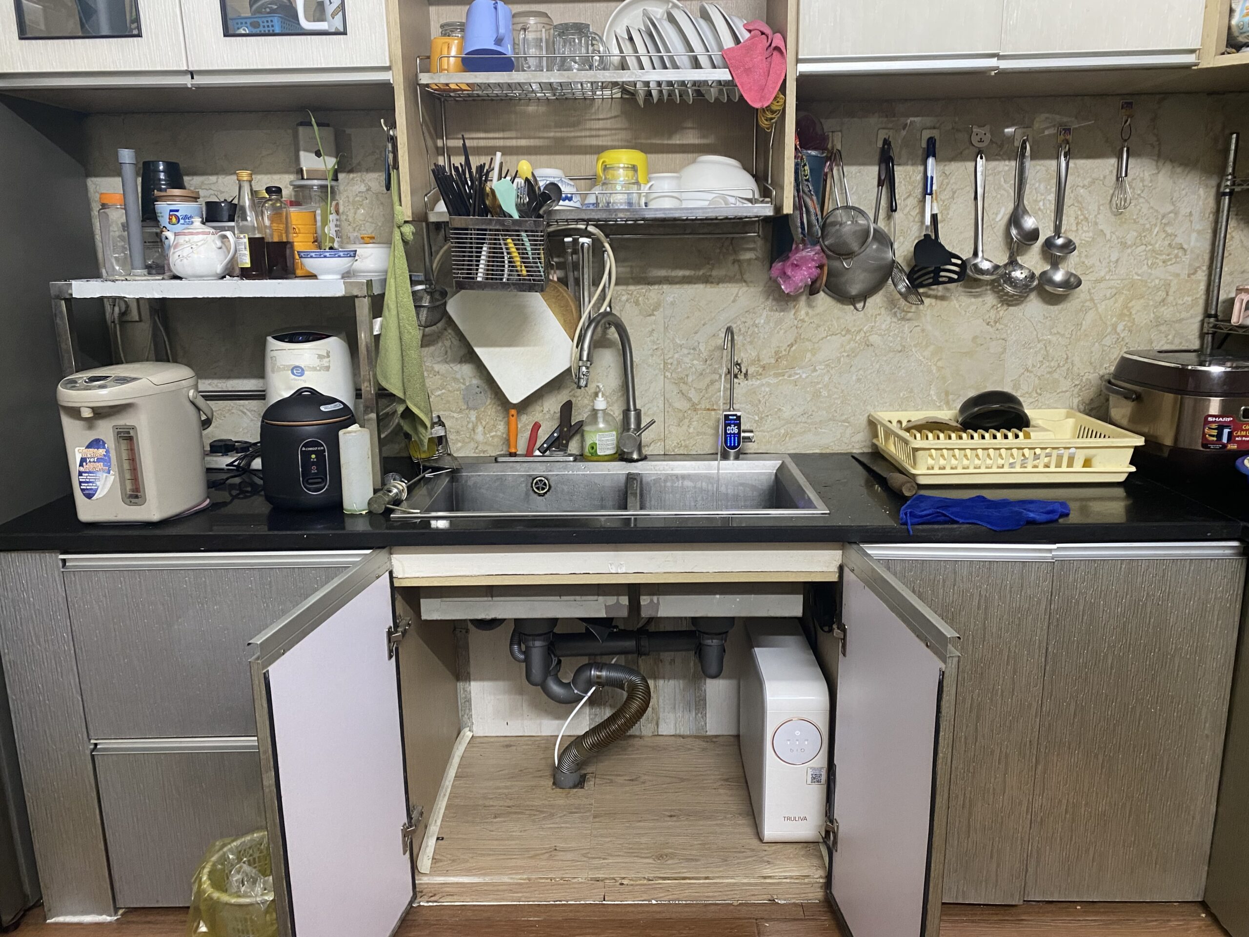 máy lọc nước RO Truliva UR5676 lắp dưới tủ bếp