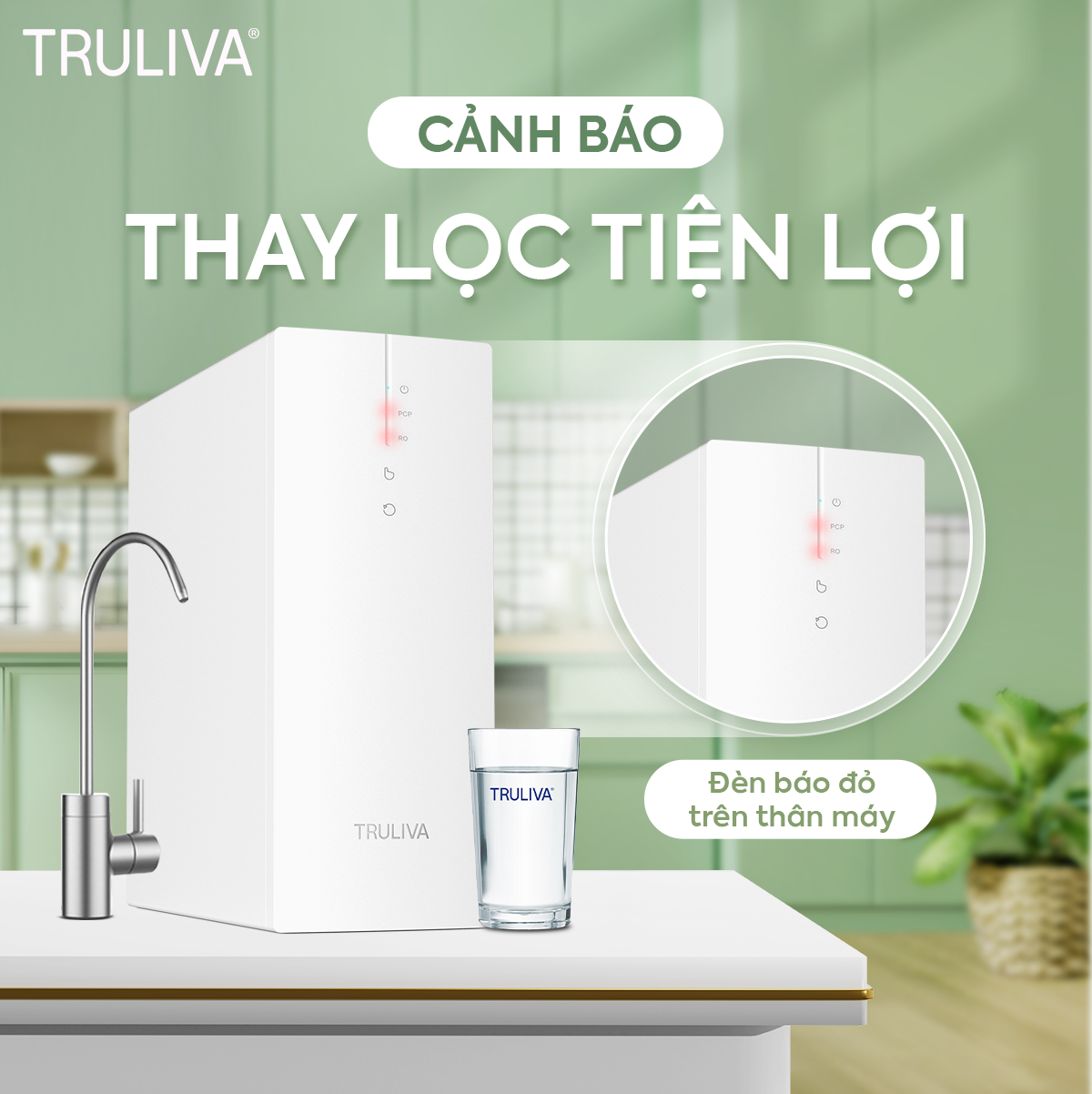 máy lọc nước gia đình Truliva UR3626 công nghệ RO