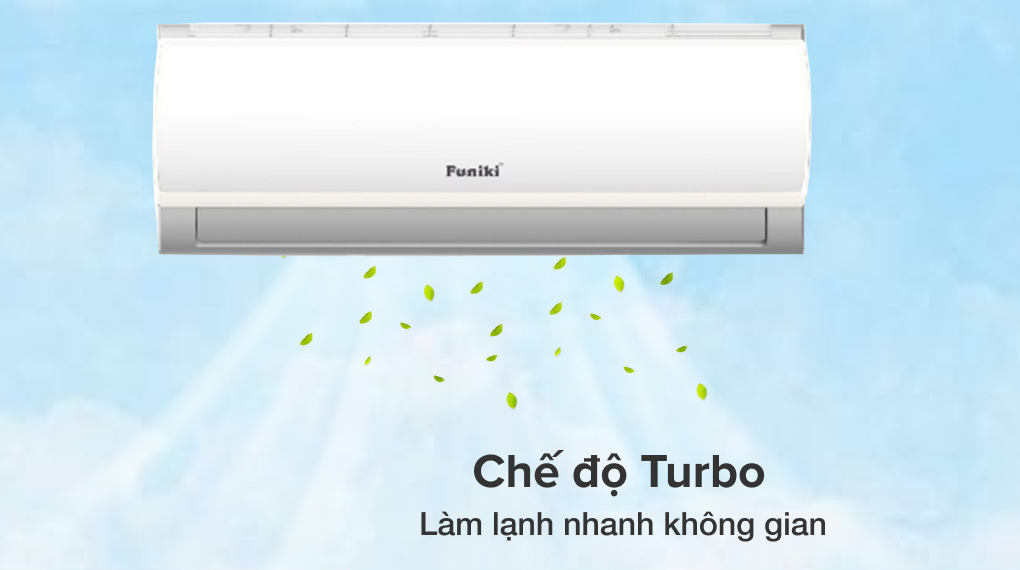 Điều hòa Funiki Turbo làm lạnh tức thì